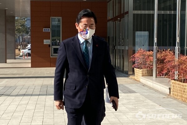 박경귀 아산시장이 1심에서 벌금 1,500만원을 선고받았다. (사진 / 권승익 기자)