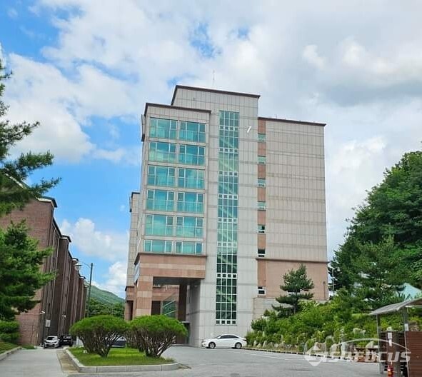 잼버리 스카우트단 130여명이 묵게된 포천시 대진대학교 기숙사.사진/박동민 제공 