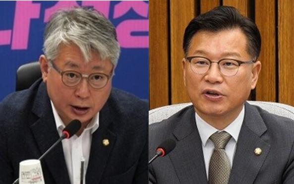 조응천 더불어민주당 의원(좌)과 이양수 국민의힘 원내수석부대표(우). 시사포커스DB