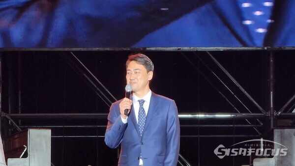 24일 최재훈 달성군수는 "한가위 앞두고 오늘 사랑하는 가족들 연인들과 함께 이 가을 정취를 클래식 음악과 함께 만끽하기를 바란다"고 축사했다.사진/김진성 기자