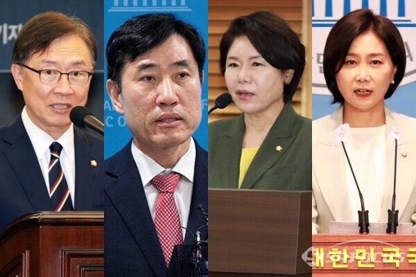 (좌측부터) 국민의힘 최재형, 하태경, 조은희, 허은아 의원. 사진 / 시사포커스DB