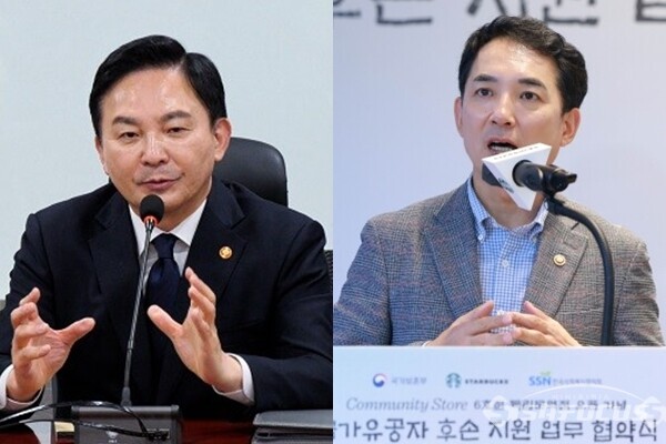 (좌측부터) 원희룡 국토교통부 장관, 박민식 국가보훈부 장관. 사진 / 시사포커스DB