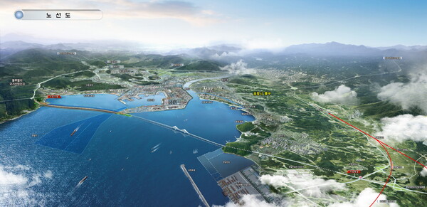 영일만횡단구간 고속도로 조감도. 사진/경북도