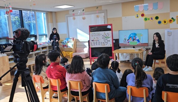 경북교육청은 지난 2022년부터 영양교사가 없는 소규모 사립유치원의 유아 대상 급식교육을 지원하고 있다.사진/경북교육청