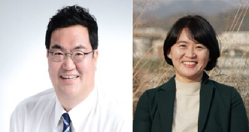 좌로부터 의정부갑 선거구 더불어민주당 문석균, 박지혜 예비후보자. 사진 / 네이버
