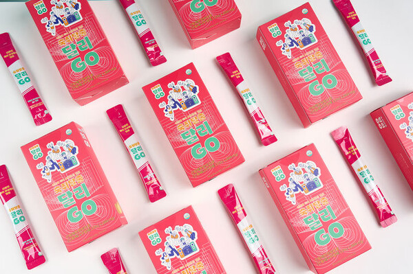 ㈜채밍이 1여 년 간의 준비 기간을 거쳐 만든  ‘숙취탈출 달리GO’ 제품.사진/경북도