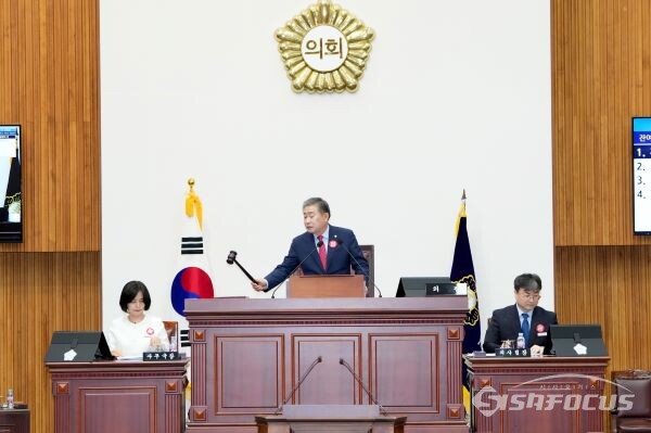 제281회 경주시의회 임시회 개회 모습. 사진/경주시의회