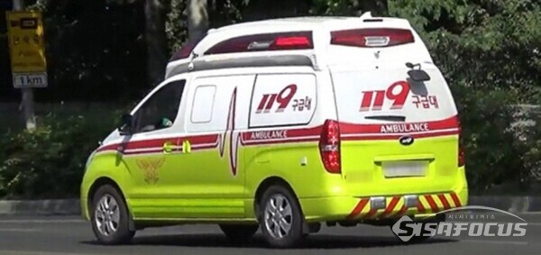 119 구급차. 사진/최영남 기자