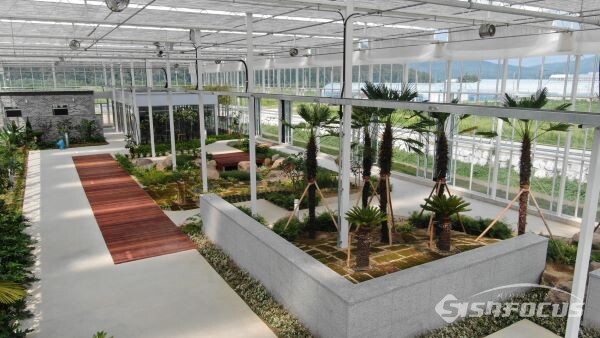 현대인들의 질병원인인 스트레스를 치유하는 치유농업관 '내림'의 실내 모습. 사진/경주시