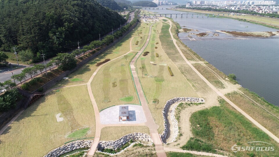 경주시가 사업비 18억원을 들여 7월에 개장한 경주파크골프 제2구장 모습. 사진/경주시