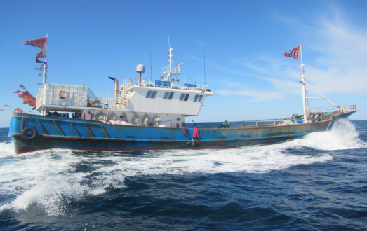 지난해 불법조업으로 나포되고 있는 중국어선 / ⓒ서해어업관리단