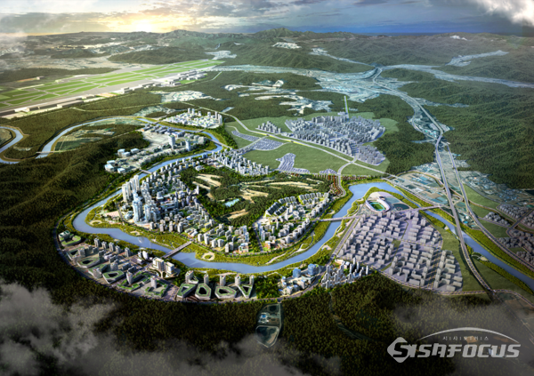 신공항도시 전체 조감도ⓒ대구시