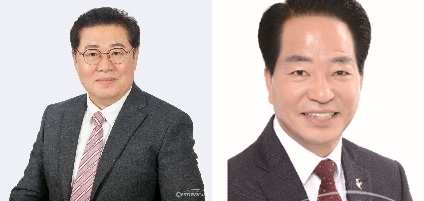 허용복 위원장(좌) 우기수 부위원장(우) /경남도의회