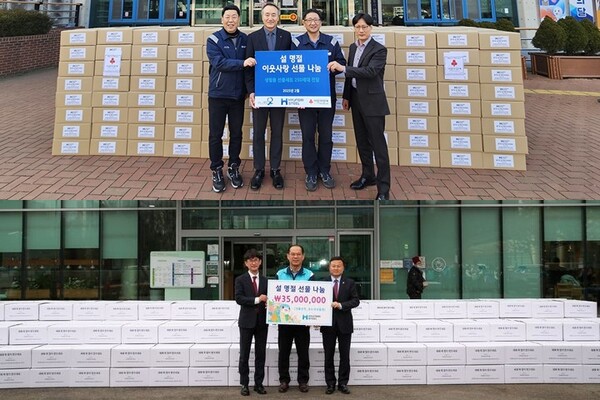 현대제철 포항공장(사진 상), 당진제철소(사진 하)는 지역사회에 온정을 전했다. ⓒ현대제철