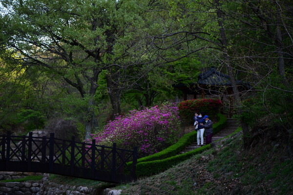 포항시 연일중명자연생태공원이 시민들의 쉼터를 제공하고 있다.사진/엄지원 기자