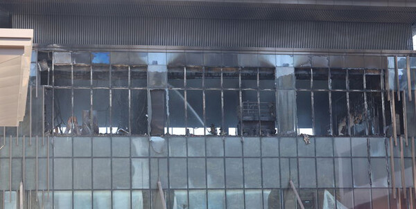 지난 14일 오후 부산 기장군 반얀트리 복합리조트 신축 공사장에서 화재가 발생해 6명이 사망하고, 27명이 부상을 당했다 / ⓒ뉴시스