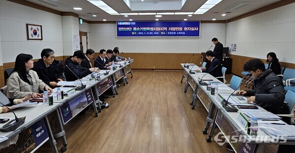 중소기업특별지원지역 현지실사. 사진/강진군청 제공