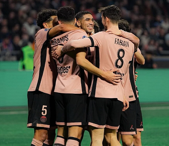 PSG, 이강인 시즌 5호 도움 등 하키미 활약에 리옹전 3-2 승리/ 사진: ⓒ파리 생제르맹 소셜 미디어