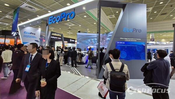 에코프로의 인터배터리 2025 부스(사진 / 강민 기자)