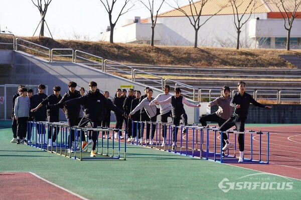 동계전지훈련 우슬경기장. 사진/해남군청