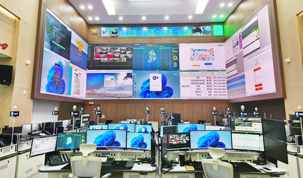 소방청 119종합상황실 내부전경 ⓒ소방청