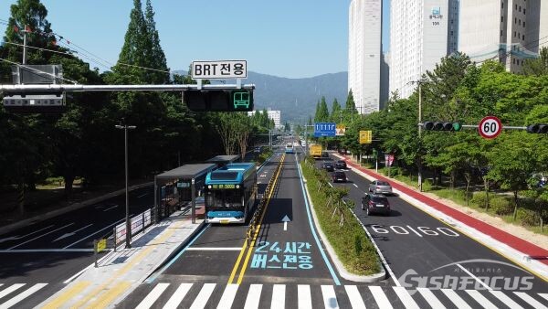 원이대로 S-BRT. 사진 / 창원시