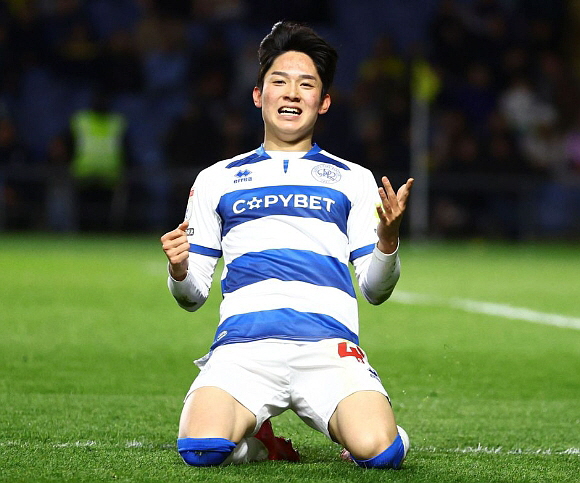 양민혁, 옥스퍼드 유나이티드전서 시즌 2호골. ⓒ퀸즈 파크 레인저스