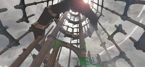 신규 콘텐츠 '망령의 탑'에서 탑이 처음 등장하는 모습. ⓒ마비노기 모바일 앱 캡쳐