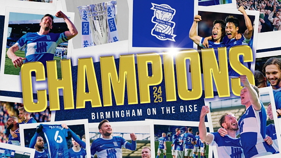 버밍엄 시티, 2위 렉섬 무승부로 리그 원 조기 우승 확정. ⓒ버밍엄 시티 FC