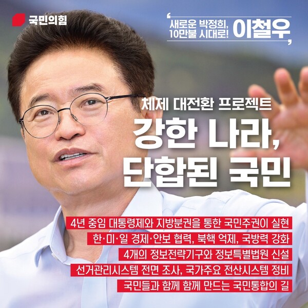 18일 경북도의회 박규탁 의원을 포함한 53명의 경북도의원들이 제21대 대통령 선거에서 국민의힘 경선 후보로 나선 이철우 경북도지사에 대한 지지를 공식 선언했다. ⓒ이철우후보