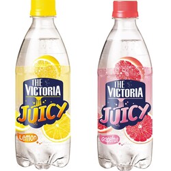 울진식품이 과일풍미를 살린 더 빅토리아 쥬시 2종을 선보였다. ⓒ웅진식품