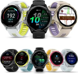 가민 GPS스마트 워치 포 러너 970(상), 570(하) ⓒ가민