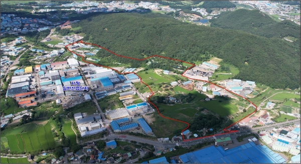 양산 주남일반산업단지 조성 대상지 모습. 사진/양산시