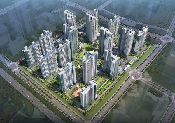 브레인시티 푸르지오 조감도 ⓒ대우건설