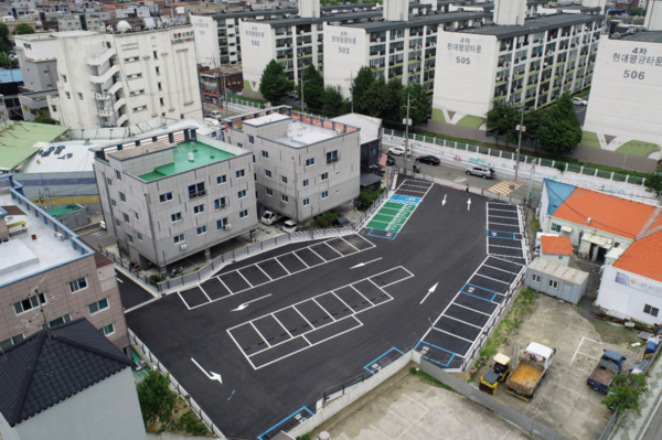달성군이 새롭게 조성한 3개소 주차장 중 남 1리 주차장. ⓒ달성군