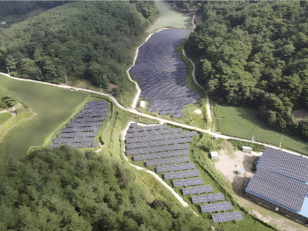 SK이터닉스 ‘솔라파크 봉화 법전1호’ 태양광 발전소 ⓒSK이터닉스