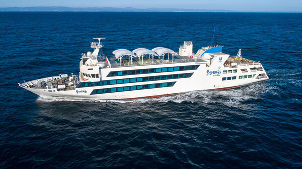 정보통신기술(ICT) 융합 전기추진 스마트 선박 울산태화호 ⓒHD현대중공업