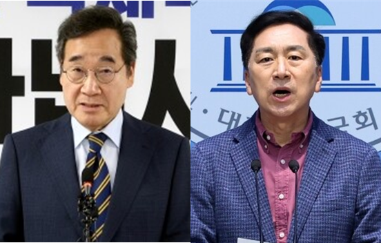 이낙연 새미래민주당 상임고문(좌)과 김기현 국민의힘 의원(우). 시사포커스DB
