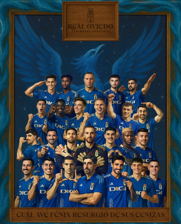 오비에도, 미란데스에 1, 2차전 합계 3-2로 라리가 승격. ⓒ레알 오비에도 소셜 미디어