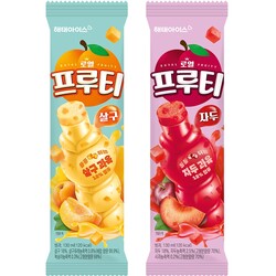해태아이스가 과육 18% 함유 로열 프루티 2종을 출시했다. ⓒ해태아이스