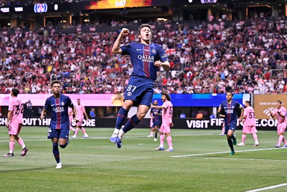 파리 생제르맹, 인터 마이애미 4-0으로 제치고 클럽 월드컵 8강. ⓒ파리 생제르맹