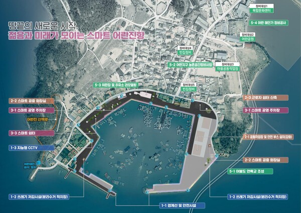 해남 어란진항 (사업계획도). 사진 / 해남군청
