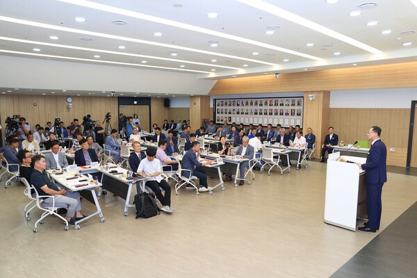 해남군 언론인 간담회. 사진/해남군청