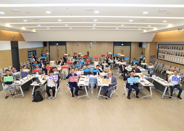 해남군 언론인 간담회. 사진/해남군청