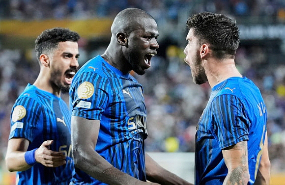 알 힐랄, 2025 클럽 월드컵 8강 진출에 인당 200만 사우디 리얄 지급. ⓒ뉴시스