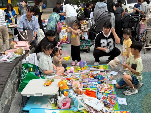 코아루아파트 공동육아나눔터 행사. 사진/해남군청