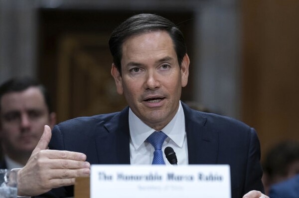 마코 루비오 미국 국무장관이 20일(현지 시간) 2026년 회계연도 예산 관련 상원 외교위원회 청문회에 출석해 의원들의 질의에 답하고 있다. 2025.05.21. ⓒ뉴시스