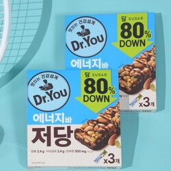 오리온이 당 함량을 낮춘 닥터유 에너지바 저당을 출시했다. ⓒ오리온