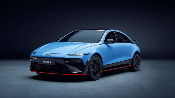 현대차의 고성능 세단 전기차 '아이오닉 6 N' ⓒ현대자동차