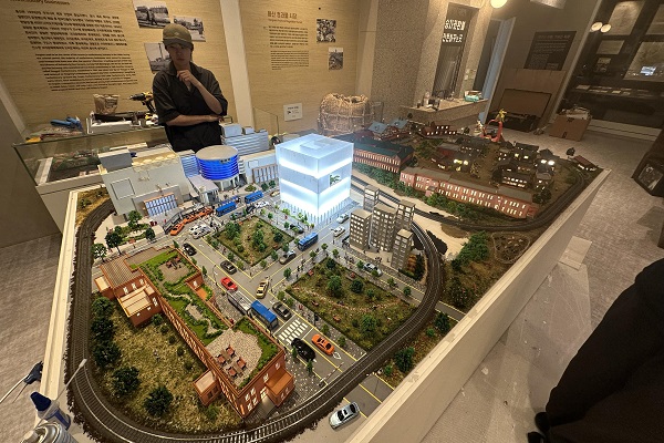 철도 실사 모형. 사진 / 용산구청